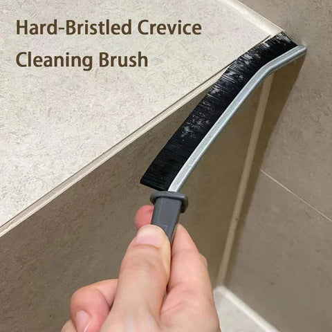 (PACK OF 4 ) Hard-Bristled Crevice Cleaning Brush